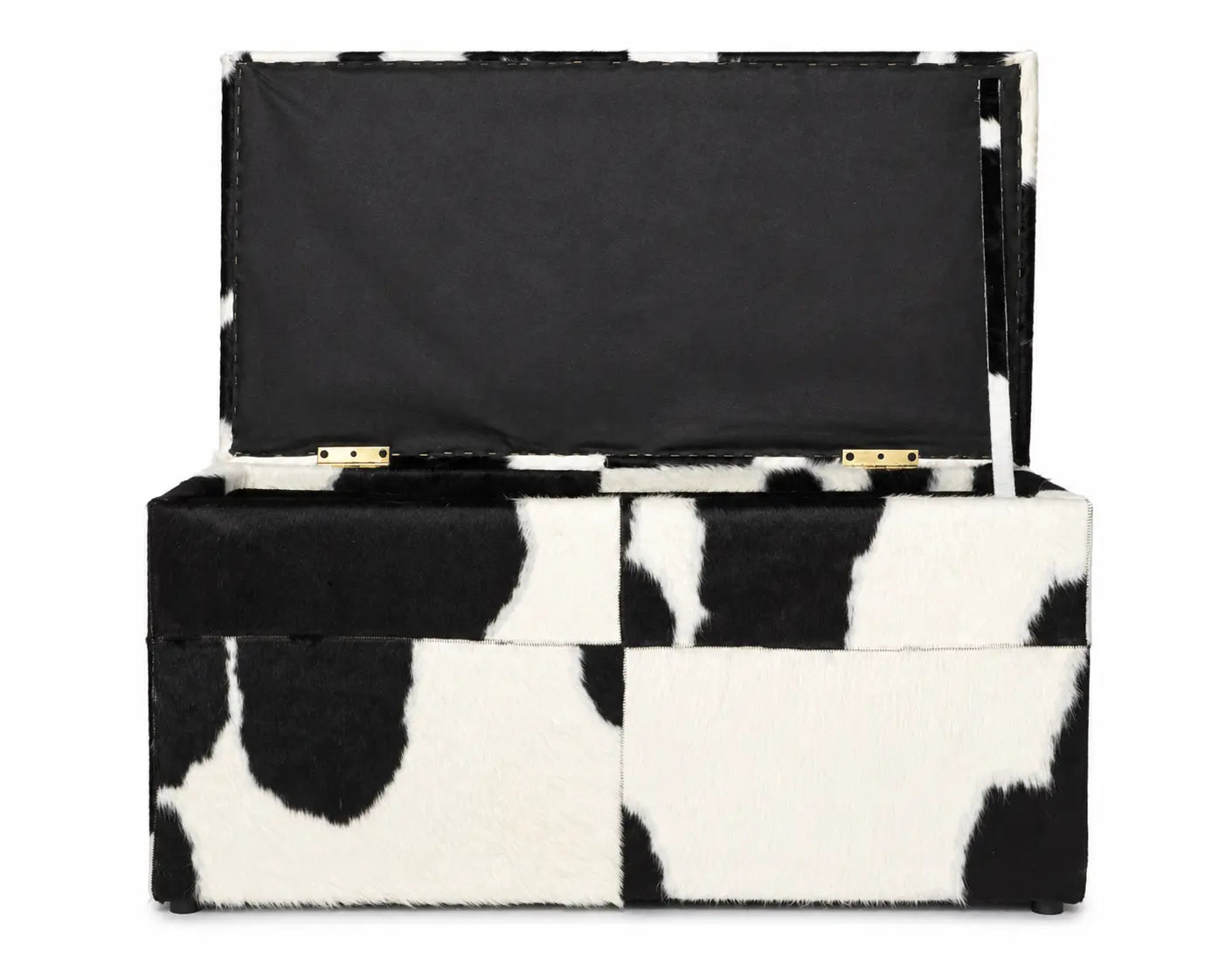 Coffre en peau de vache Ecuira