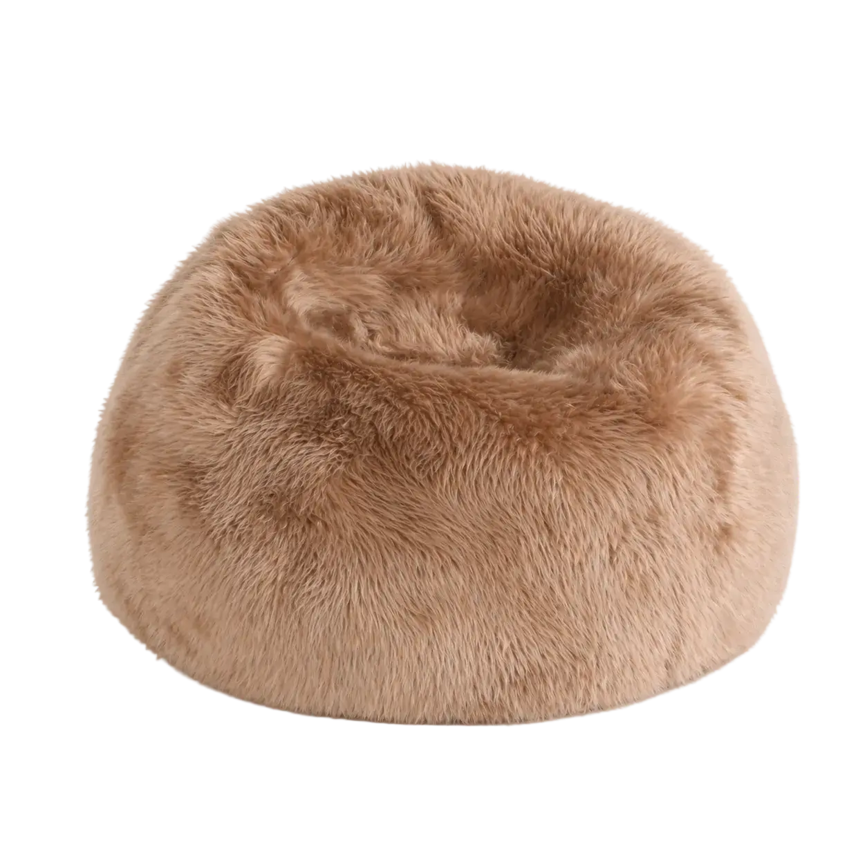 Pouf poire en peau de mouton Ecuira