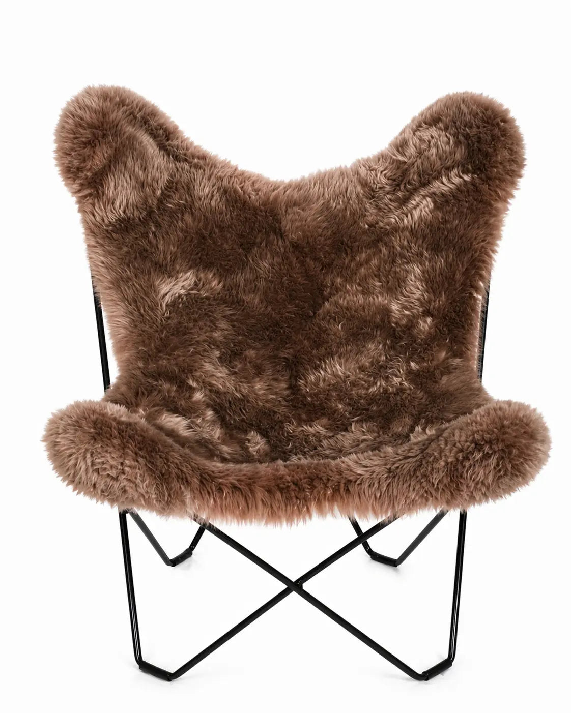 Fauteuil Butterfly en peau de mouton Ecuira