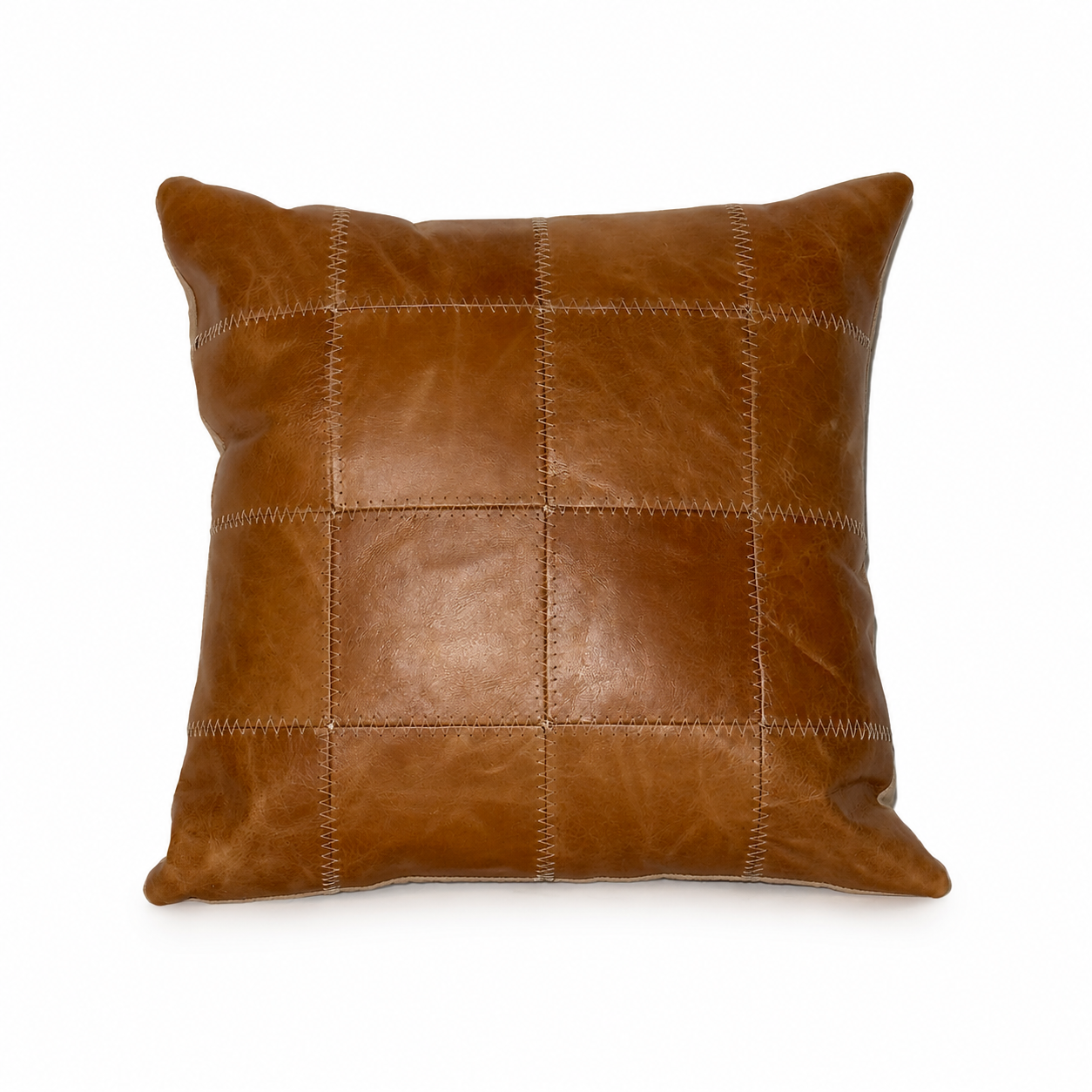 Coussin en cuir 40 x 40 Ecuira