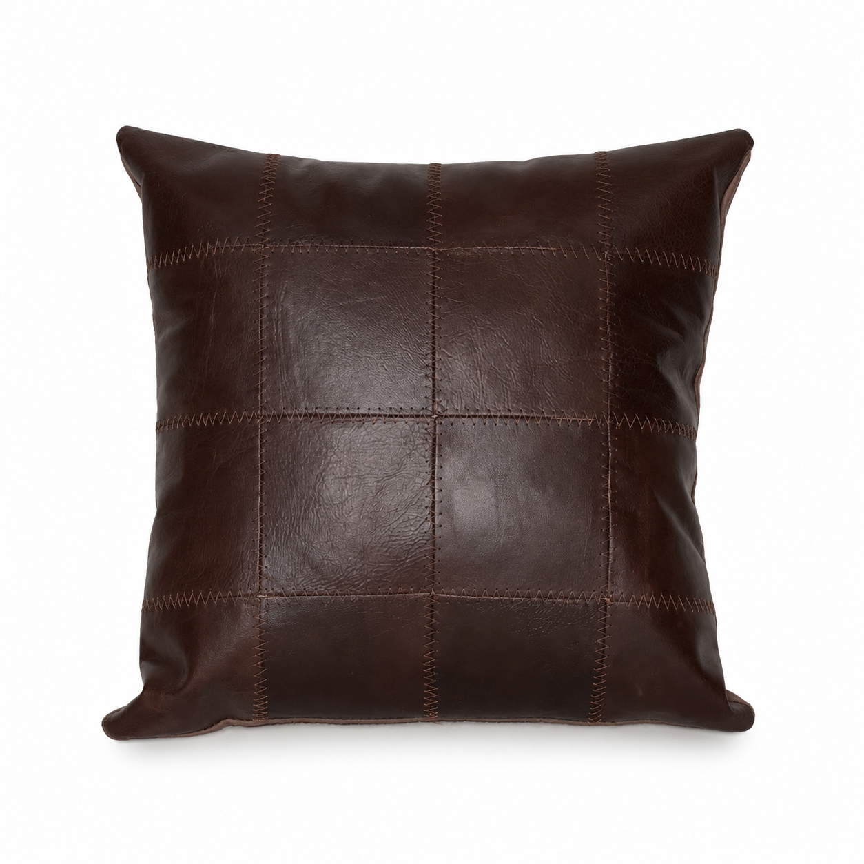 Coussin en cuir 40 x 40 Ecuira