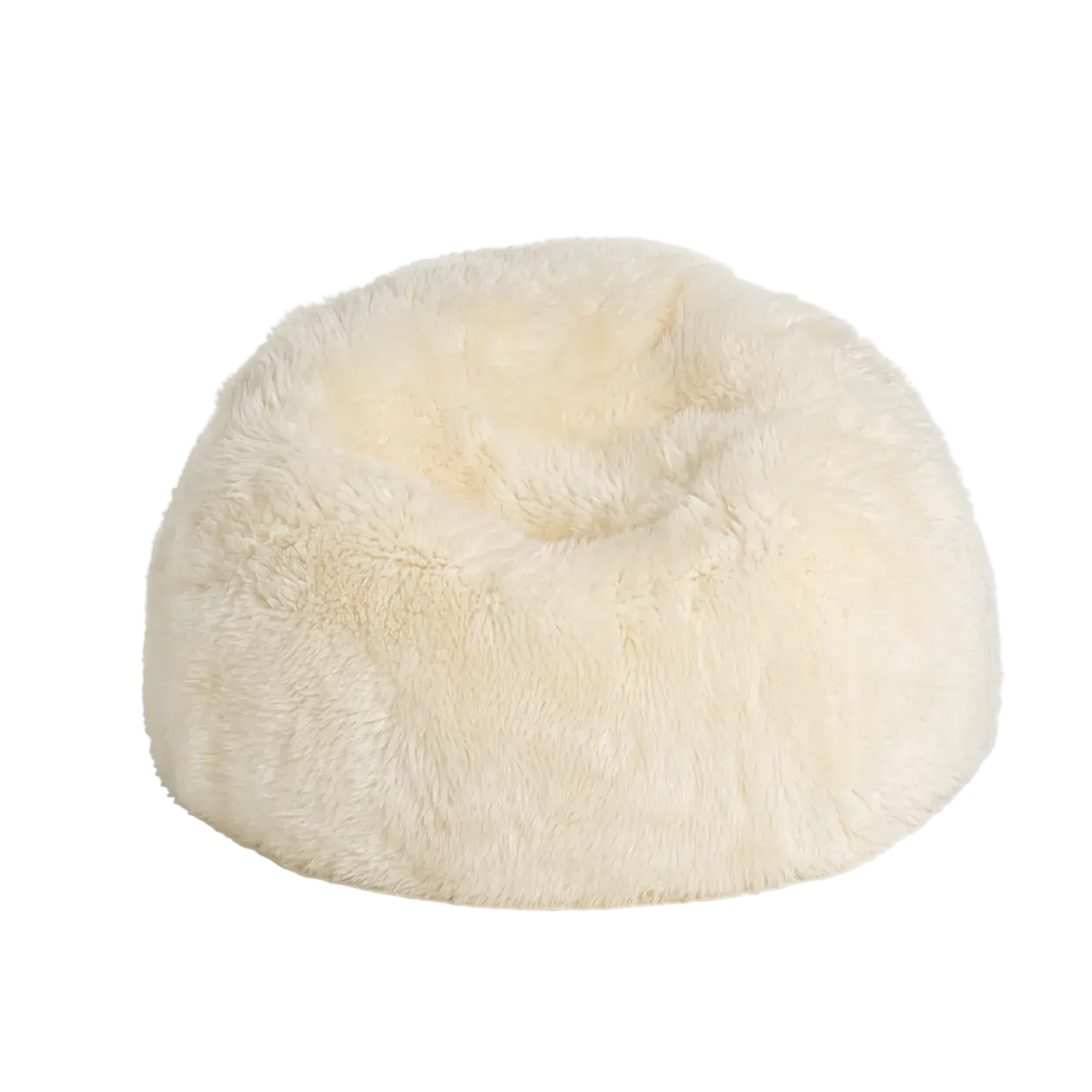 Pouf poire en peau de mouton Ecuira